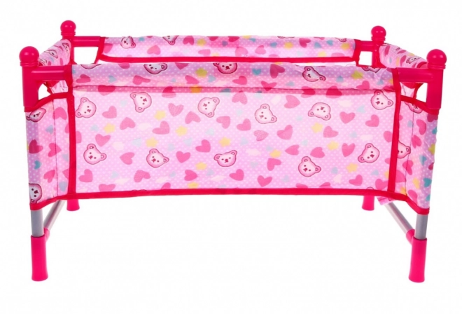 Ensemble d'accessoires pour poupées 3+ Soin de l'enfant + Landau + Chaise de nourrissage + Lit bébé + 2 sacs
