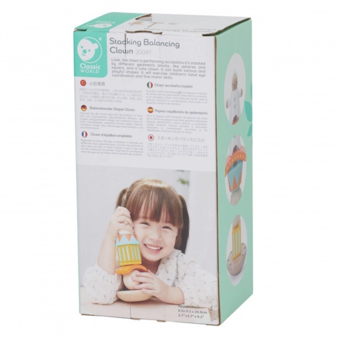 Puzzle en bois Clown Équilibreur Classic World
