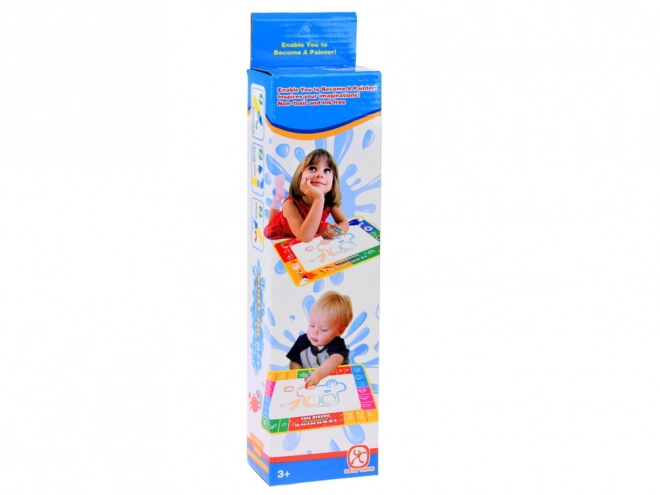 Tapis d'eau coloré avec stylo