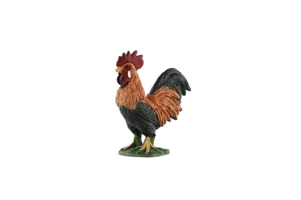 Figurine en plastique coq 5cm