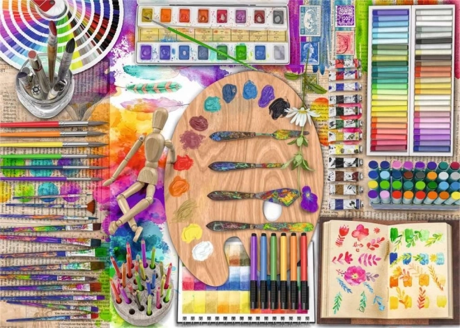 Puzzle Paleta d'artiste XXL 500 pièces RAVENSBURGER