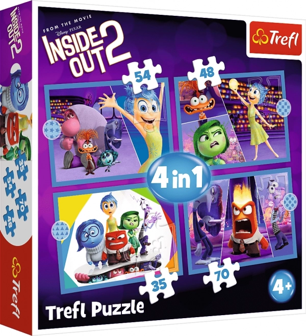 Puzzle 4 en 1 Vice-Versa : Émotions sur scène 2