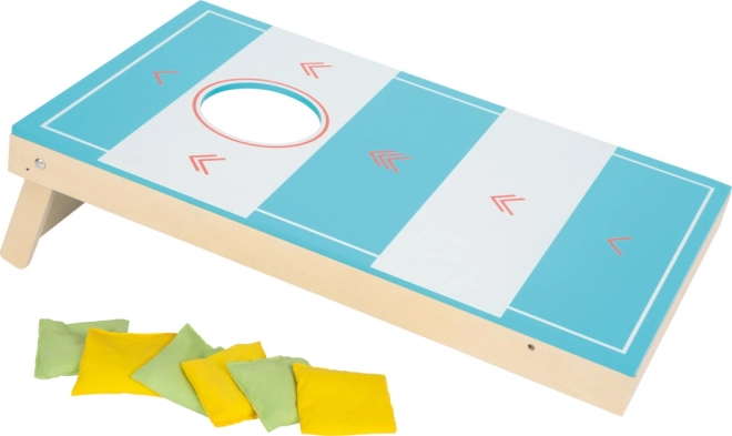 Petit pied Jeu 2-en-1 Cornhole et hockey de table Actif