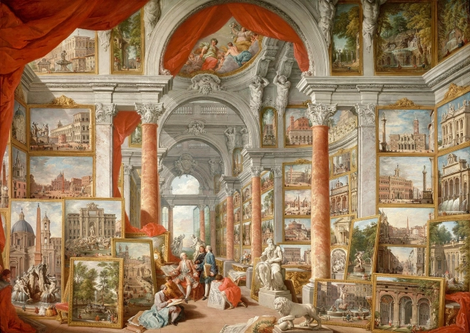 Enjoy Puzzle : Vue sur la Rome moderne, 1000 pièces
