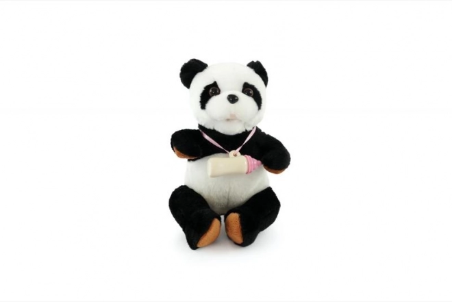 Panda interactive avec biberon