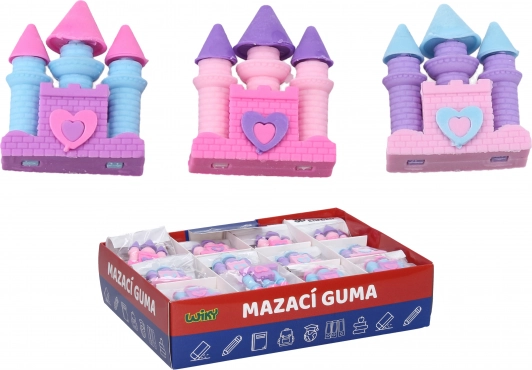 Gomme effaçante en forme de château