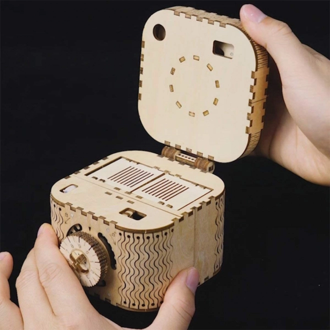 Puzzle mécanique en bois 3D RoboTime Boîte à bijoux