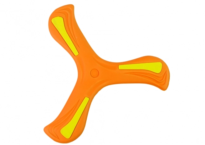 Disque volant boomerang orange pour enfants