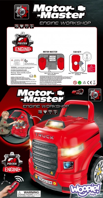Woopie Grand camion ensemble de construction avec accessoires