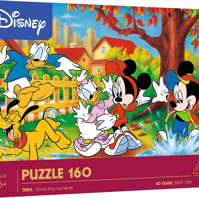 Puzzle Jouer dans les flaques 160 pièces