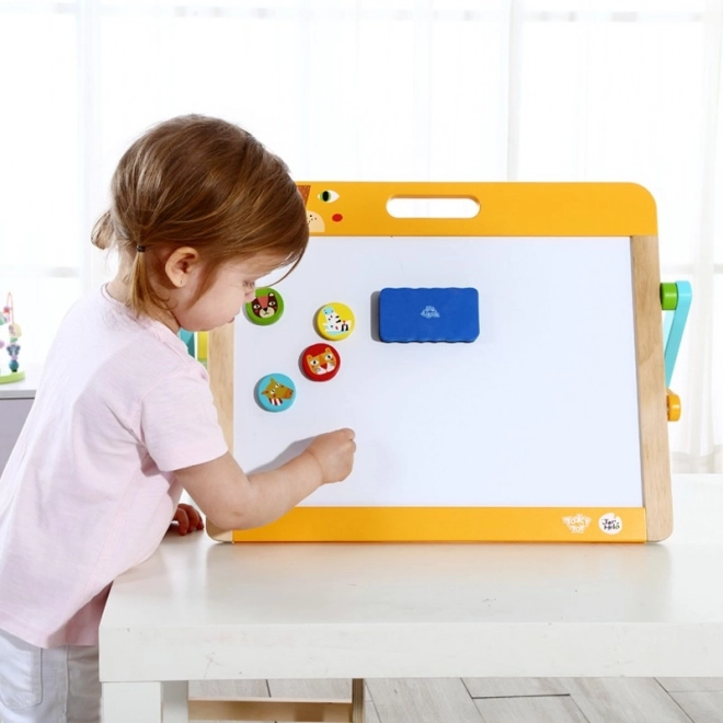 Tableau magnétique et ardoise pour enfants 2 en 1 Tooky Toy