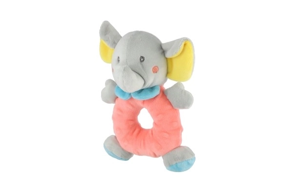 Hochet en peluche Éléphant pour bébés