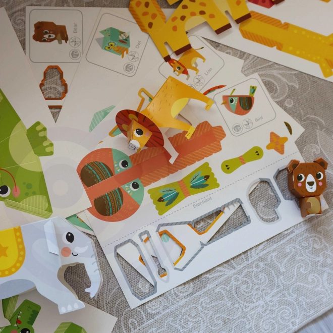 Woopie art&fun kit créatif origami 3D animaux