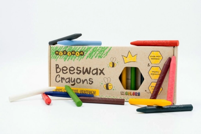 Crayons de cire Medenka - 12 pièces