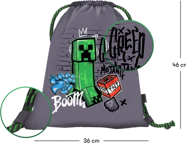 Sac pour chaussures ou objets Minecraft TNT