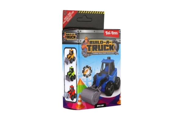 Jeu de construction auto en plastique avec roue libre