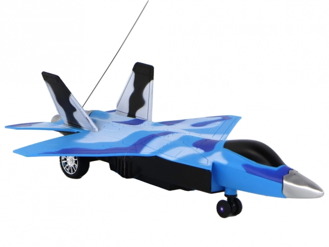 Avion de chasse télécommandé avec effets sonores et lumineux