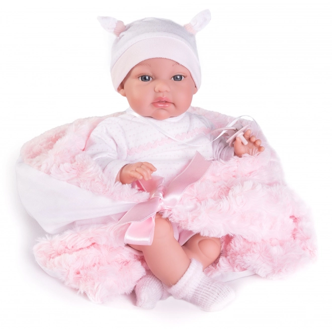 Antonio Juan 7030 Toneta Bébé réaliste avec sons et corps en tissu doux - 34 cm