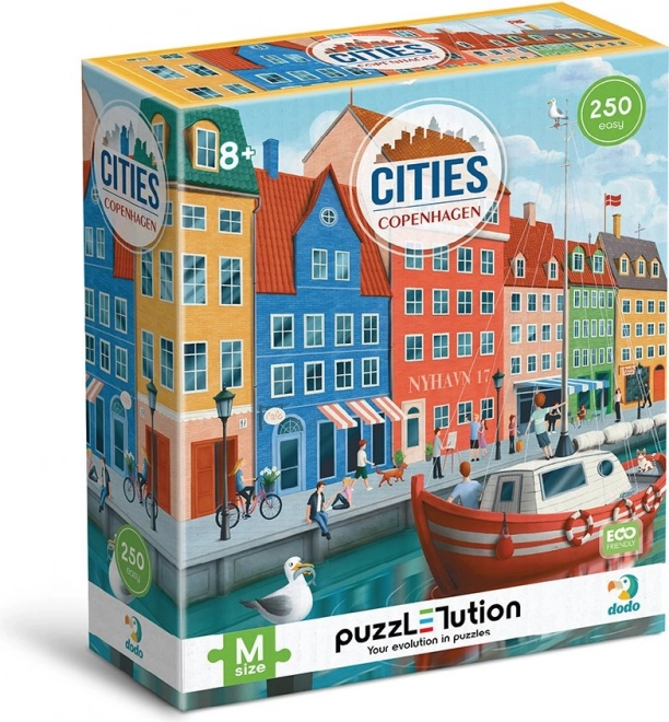 Puzzle DODO Villes : Copenhague 250 pièces