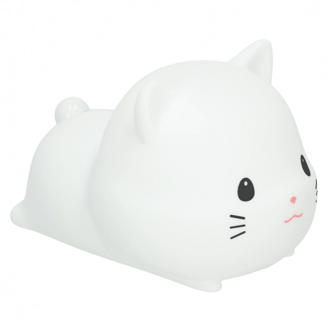 Veilleuse en silicone pour enfants Chat allongé