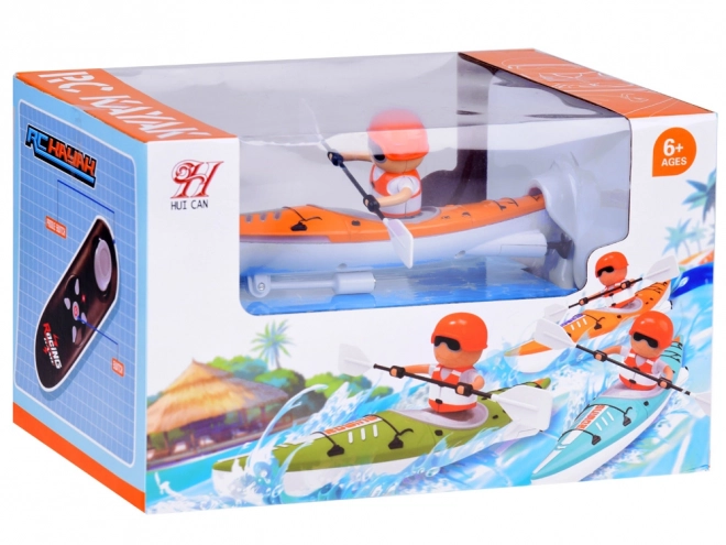 Kayak éclairé avec rameur à télécommande