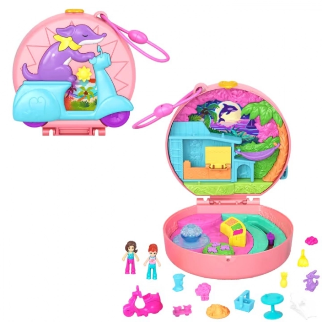 Polly Pocket Aventure en Scooter - Ensemble de Jeu Compact