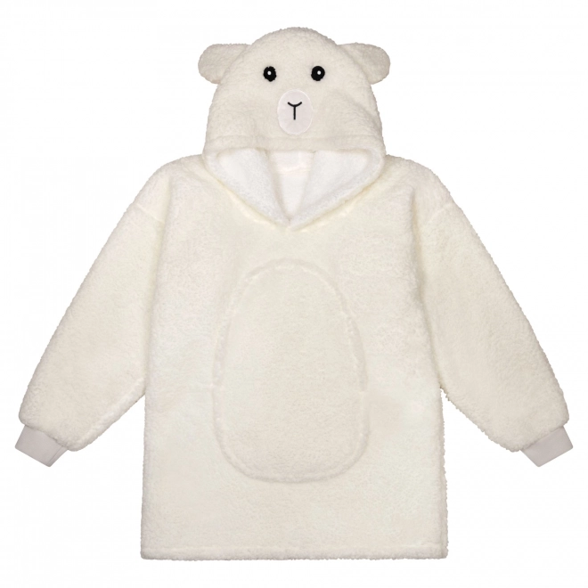 Couverture avec capuche chauffante pour enfants avec motif animal