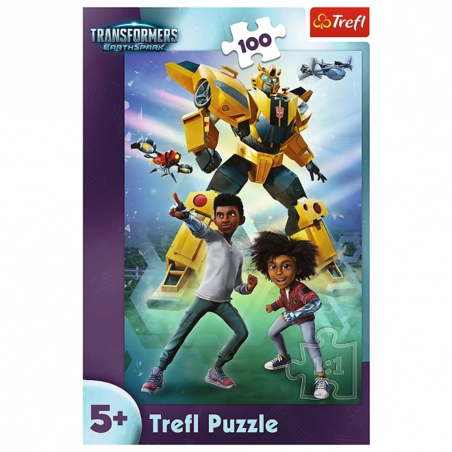 Puzzle 100 pièces Équipe Transformers