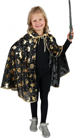 Look magique avec motifs dorés