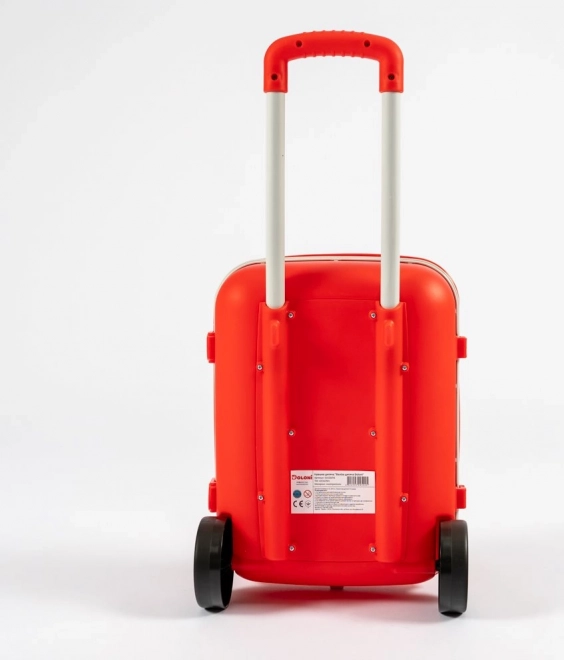 DOLONI Valise de voyage pour enfant - rouge