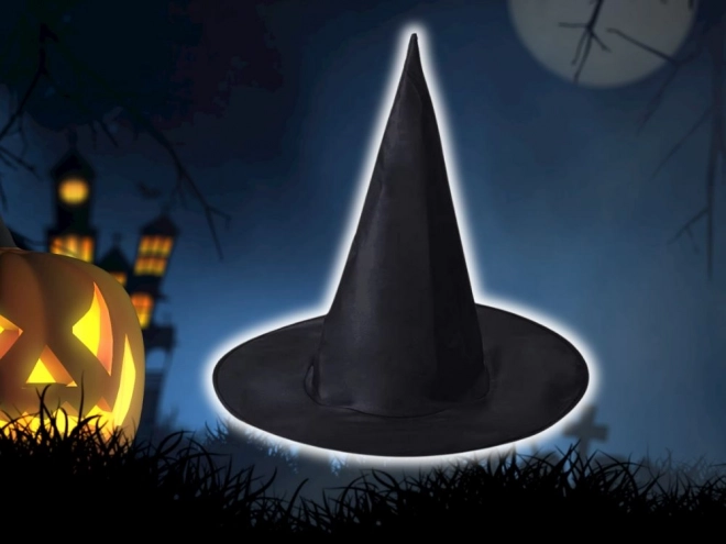 Chapeau de sorcière noir pour Halloween