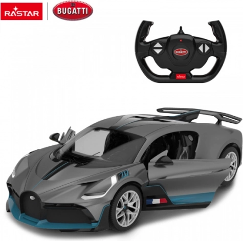 Bugatti Divo argenté voiture RC 1:14 de Rastar