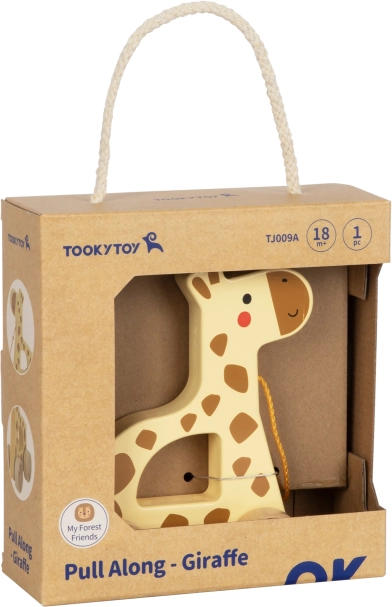 girafe à tirer en bois TOOKY TOY