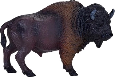 Figurine de bison réaliste en plastique