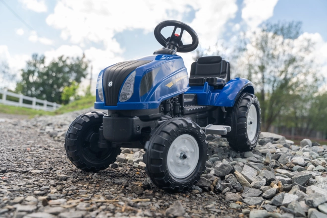 Tracteur New Holland T6 avec remorque
