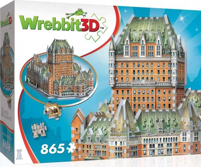 Puzzle 3D WREBBIT Le Château Frontenac 865 pièces