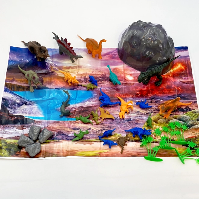Ensemble de Figurines Dinosaures 34 pièces WOOPIE
