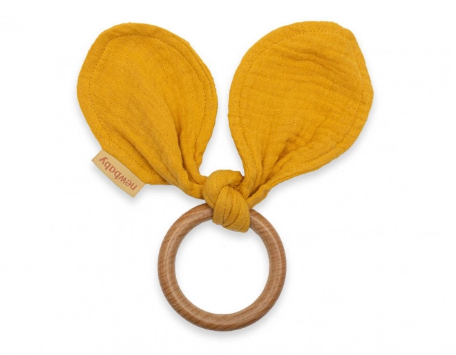Anneau de dentition oreilles New Baby Ears moutarde