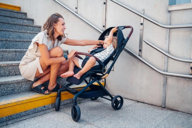 Poussette sportive MoMi ADELLE noir doré 2023