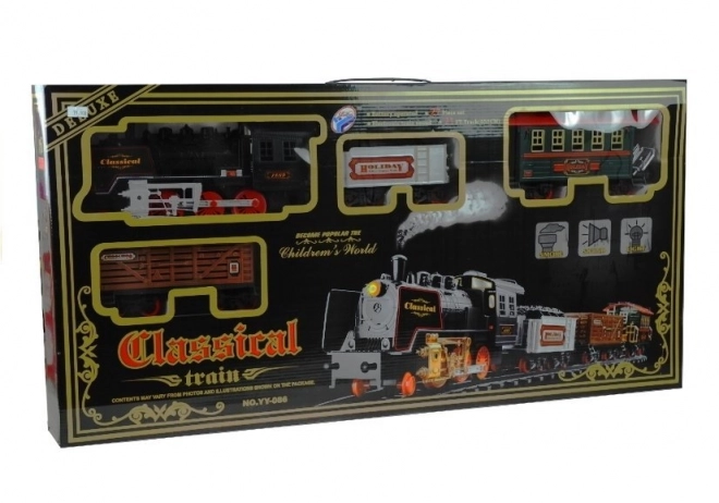 Grands wagons électriques Lumières Jeu 650 cm