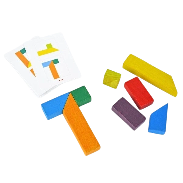 Jeu de logique en bois Tangram 8