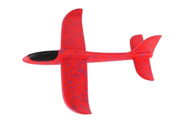 Avion planeur modèle en mousse 47cm 3 couleurs sur carte