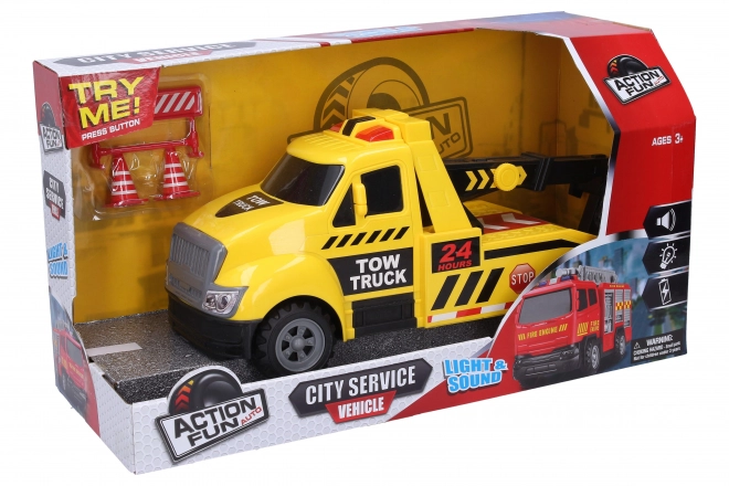 Voiture de remorquage à friction 32 cm