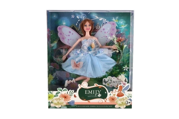 Poupée de fée avec ailes articulées et accessoires