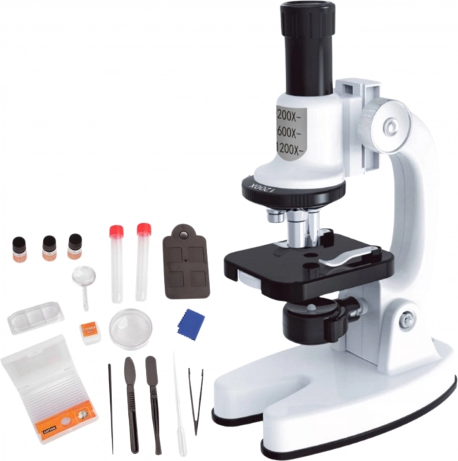 Woopie Microscope Numérique LED jusqu'à 1200x avec Adaptateur pour Smartphone