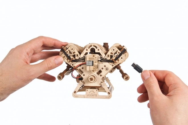 Ugears 3D puzzle en bois moteur V8