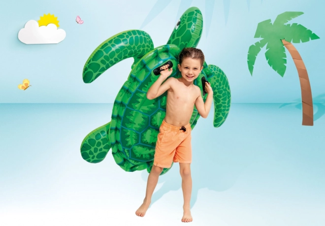 Tortue gonflable avec poignées -150 x 127 cm