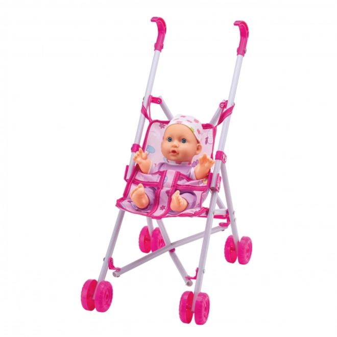 Woopie première poupée pour enfants avec poussette et ensemble de repas
