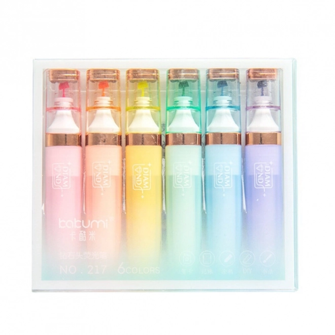 Ensemble de surligneurs pastel 6 pièces