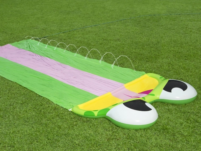 Toboggan aquatique triple Bestway H2O GO! 488 cm grenouille